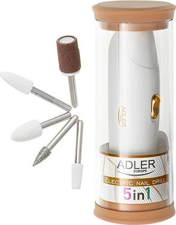 Adler | 5in1 elektrinis nagų gręžtuvas | AD 2179 | Baltas