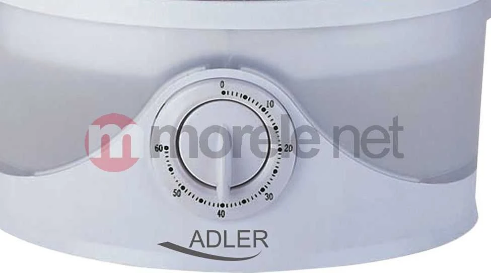 Garų puodas Adler | Baltas | 800 W W | Krepšelių skaičius 3