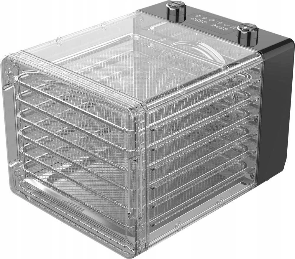 Adler | Maisto džiovyklė | AD 6660 | Galia 600 W | Dėklių skaičius 6 | Integruotas laikmatis | Juodas