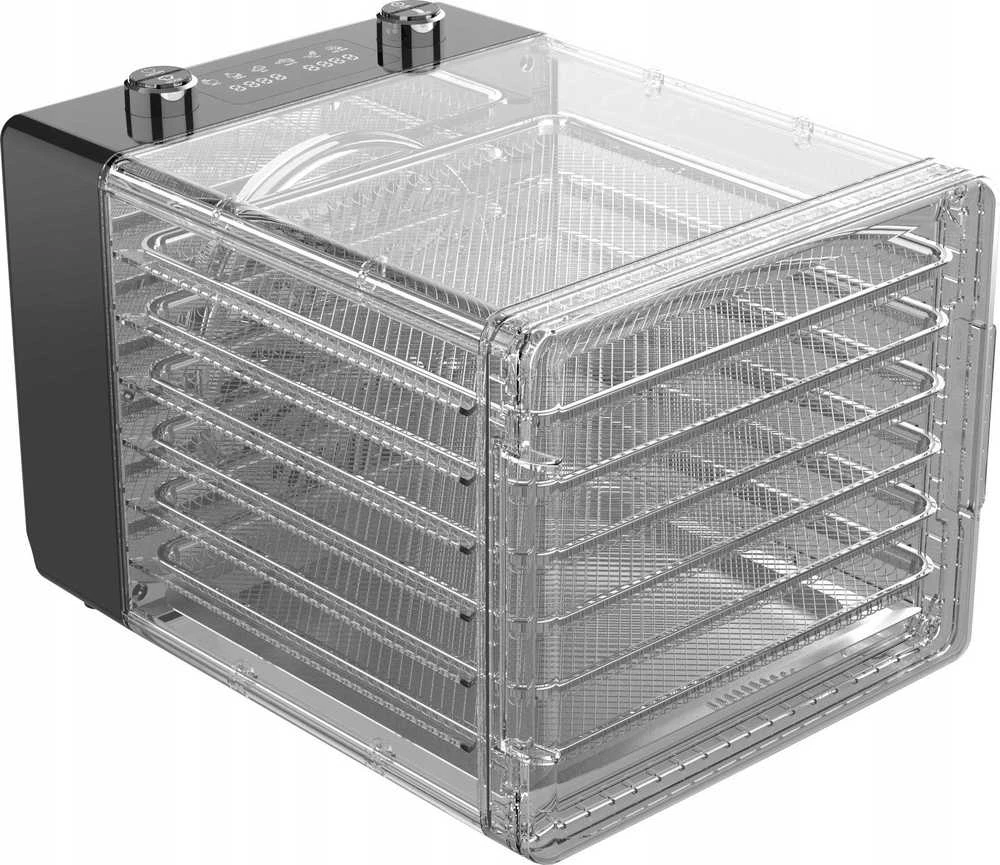 Adler | Maisto džiovyklė | AD 6660 | Galia 600 W | Dėklių skaičius 6 | Integruotas laikmatis | Juodas