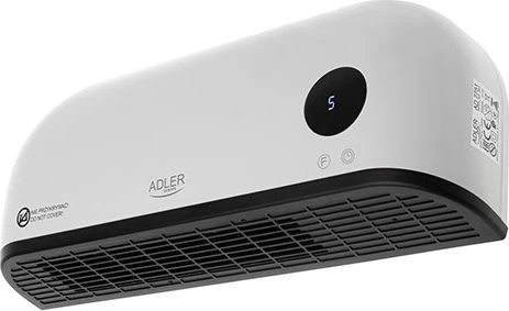 Adler LED oro užuolaidų šildytuvas | AD 7751 | Oro uždanga | 2000 W | Baltas