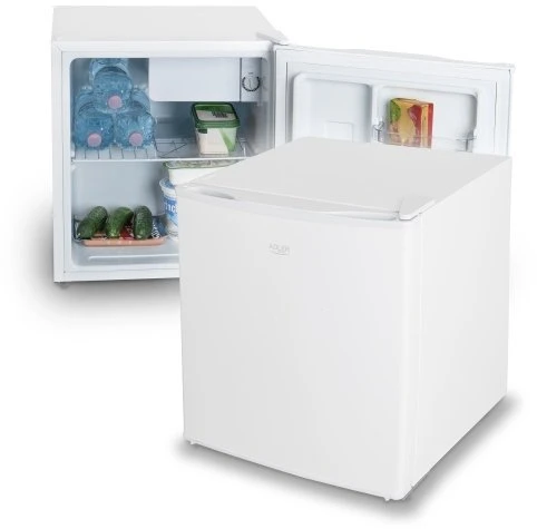 Adler Šaldytuvas | AD 8096 | Energijos vartojimo efektyvumo klasė E | Laisvai pastatomas | Sandėliukas | Aukštis 51 cm | Šaldytuvo grynoji talpa 45 l | 39 dB | Balta