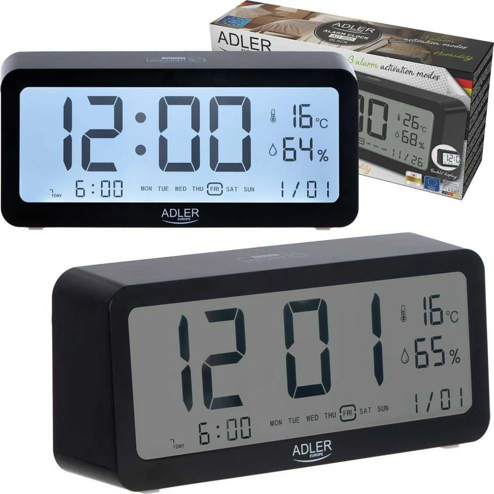 Adler | Žadintuvas | AD 1195b | Signalizacijos funkcija | Juodas