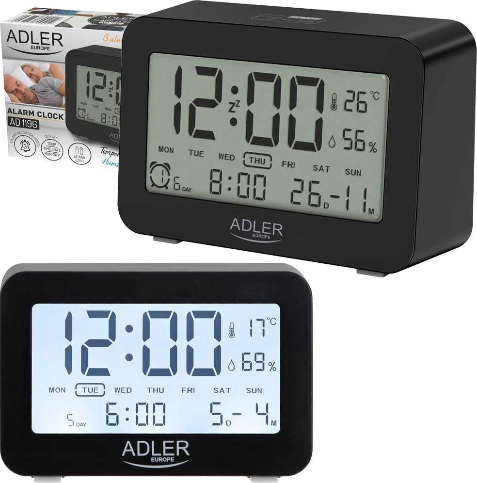 Adler | Žadintuvas | AD 1196b | Signalizacijos funkcija | Juodas