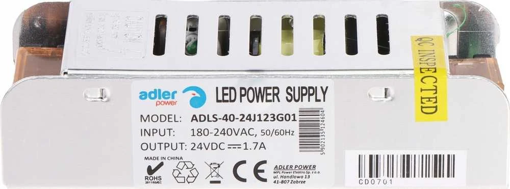 IMPULSINIS MAITINTUVAS ADLS-40-24 ADLER Power