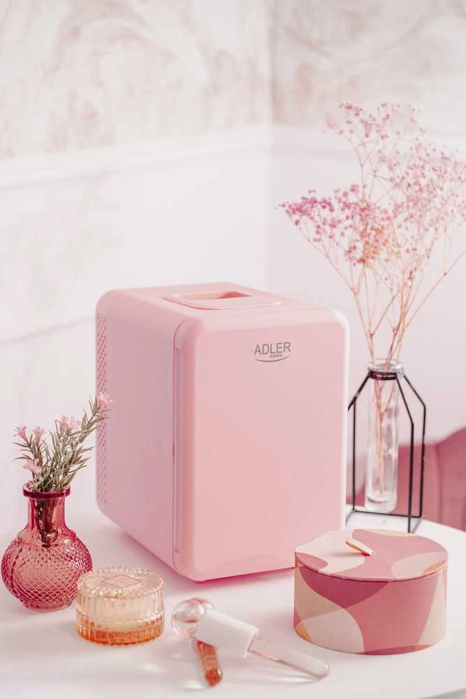 Mini šaldytuvas Adler AD 8084, 27 aukščio, 4 l, rožinis