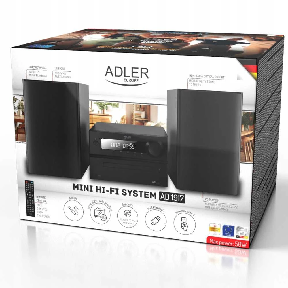 Camry Muzikinis centras Adler CR-1917