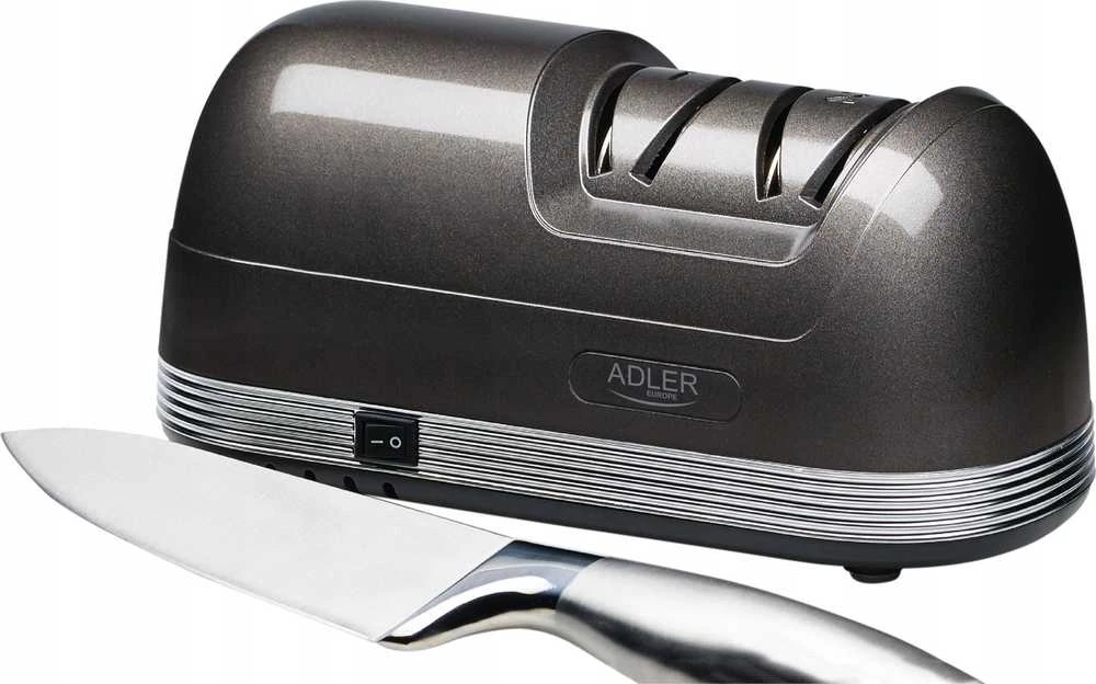 Adler AD 4508 Electric Peilis Sharpener, Juodas