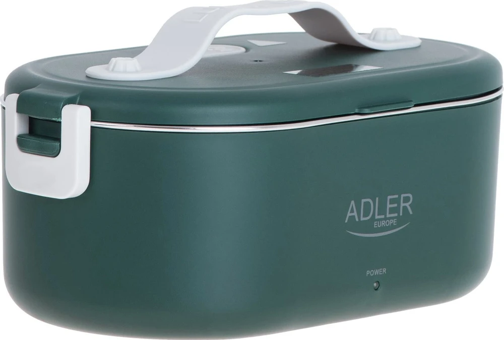 Adler | Heated Food Container | AD 4505g | Capacity 0.8 L | Material Nerūdijantis plienas/Plastic | Žalias