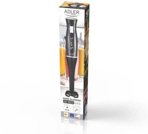 Adler Hand Maišytuvas | AD 4622 | Hand Maišytuvas | 300 W | Greičių skaičius 1 | Juodas