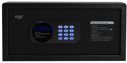 Adler AD 1045 Seifas su elektroniniu kodu ir spyna