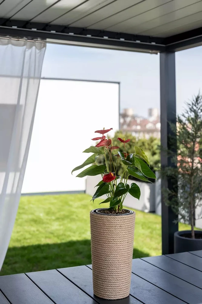 Nezatříděno Adoni Doniczka jutowa boho su wkładem 36 cm – ręcznie robiona (adoni36)