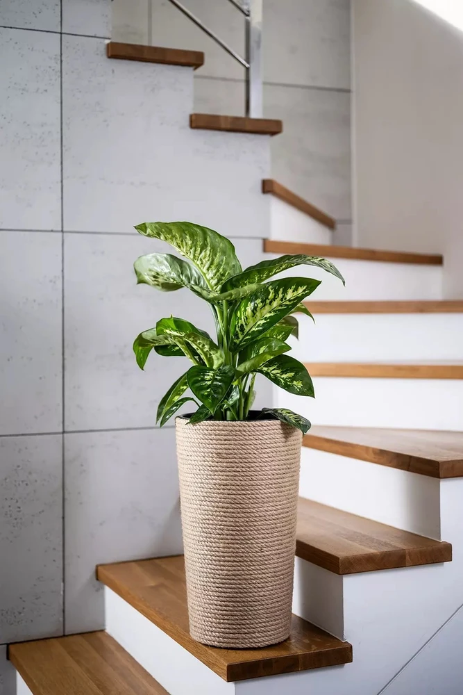 Adoni Jutos vaza boho su įdėklu 47 cm – rankų darbo (adoni47)