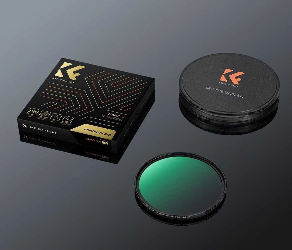 Filtras Kf Pažangus filtras Armor Uv Ultravioletinis K&f Nano-x Mrc 95 Mm 95mm / Kf01.2750