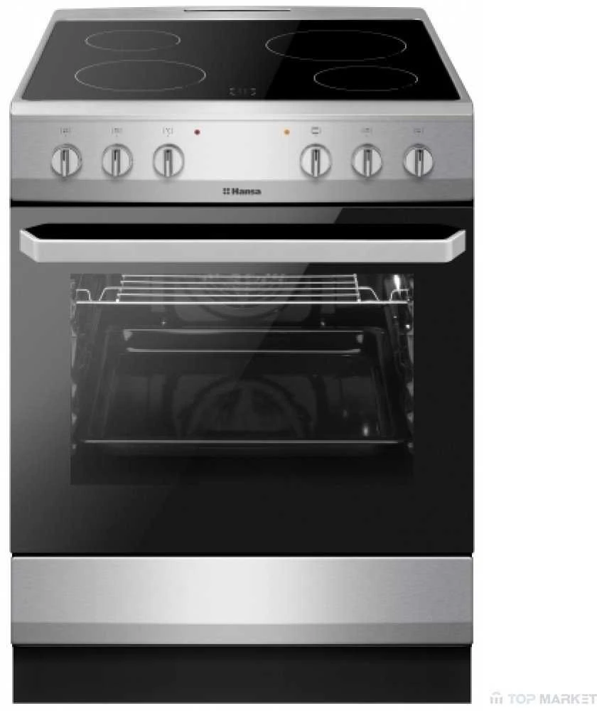 AEG Keraminė viryklė, Hansa, 60cm, inox