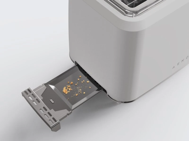 AENO TS1W elektrinis skrudintuvas, 920–1080 W, 2 lizdai, 7 lygiai, Baltas