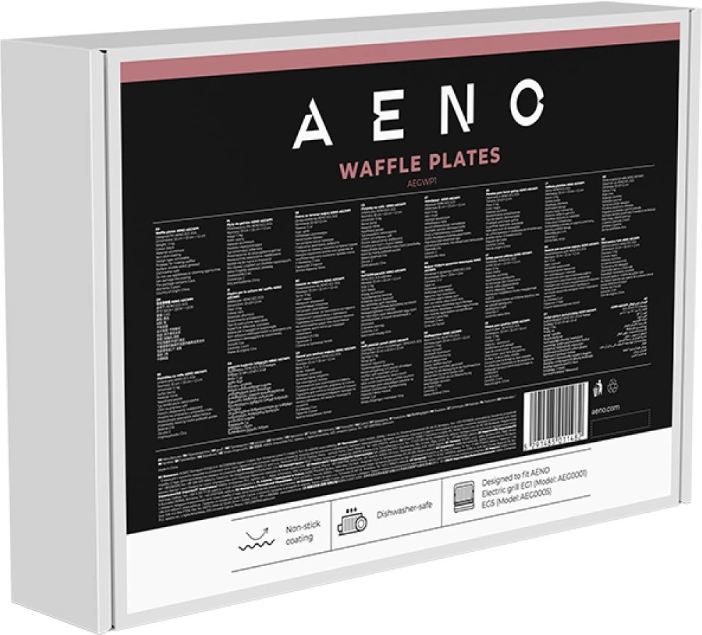 Vaflinės plokštelės griliui AENO AEG0001/AEG0005, 2 vnt., 290*234mm