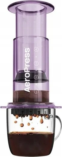 Violetinis AeroPress kavos ruošimo įrenginys