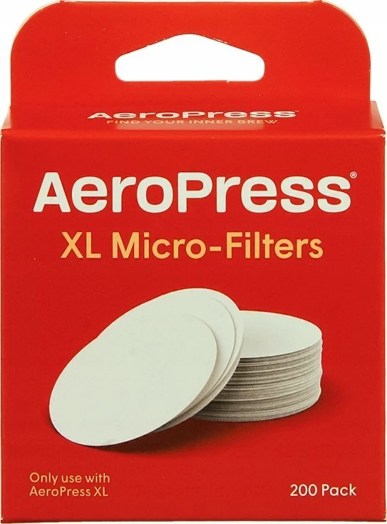 Aeropress paper coffee filters, natural, XL 200 pieces