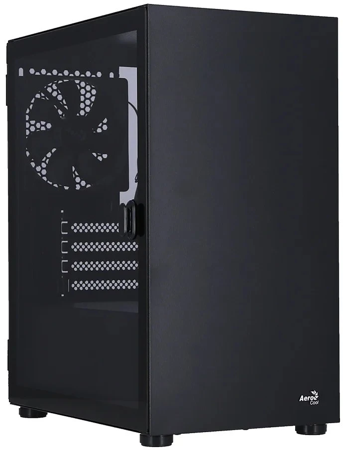 Aerocool CS111 korpusas juodas (CS-111-G-BK-v1)