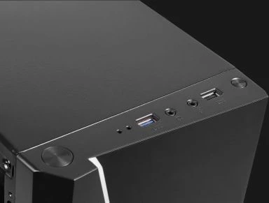 AEROCOOL AEROPGSCYLONMINI-BK PC dėklas Micro-ATX be maitinimo šaltinio Aerocool CYLON MINI RGB - USB3.0