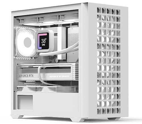 „AEROCOOL ADVANCED TECHNOLOGIES Geh Mini D302A-G-WT-V1 W/Mesh/Micro-ATX“ – MIDI/Mini-TOWER tipo kompiuterio korpusas