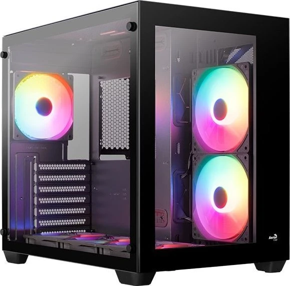 Kompiuterio Korpusas - Aerocool Pgs Dryft G-Bk-V1 Juodas