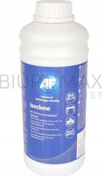 Valiklis Alkohol Tiekiamas AF ISO 250 Isoclene 1l, skirtas bendram naudojimui įvairių PC plokščių, magnetinių skaitymo / rašymo galvučių (IPA) valymui ir techninei priežiūrai.