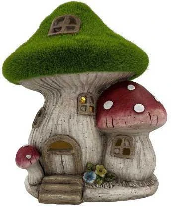 Affek Design DECORATION MUSHROOM HOUSE 27.5X24.5X32CM