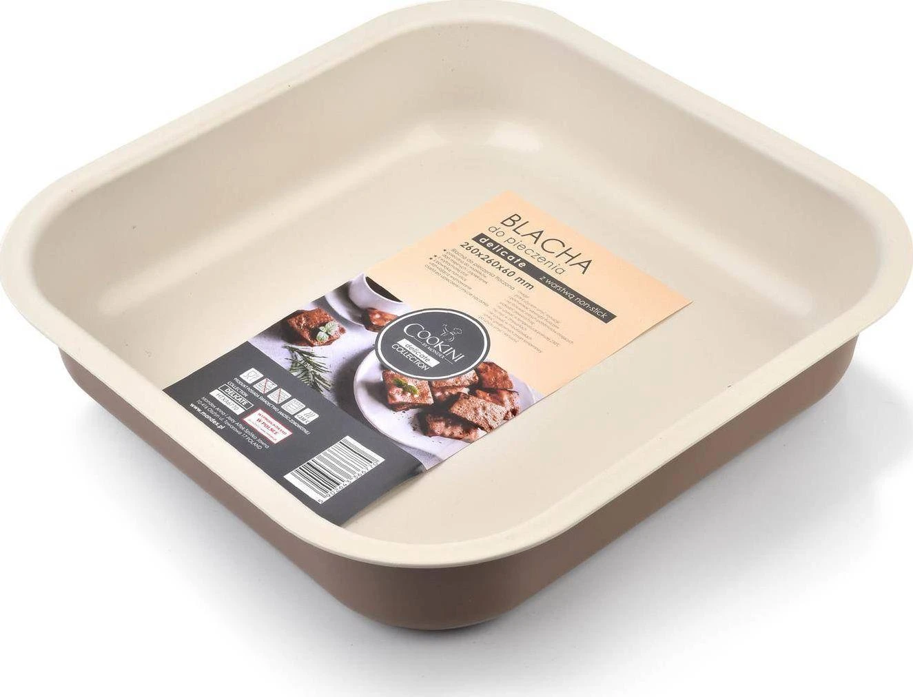 Mondex Kepimo forma 26x26x6cm "Caffe Creme"