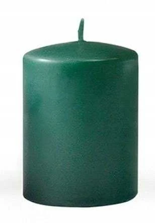 Affek Design KLASIKINĖS ŽVAKĖS Žvakė Didelis cilindras 7x17,5 cm parafino žalia