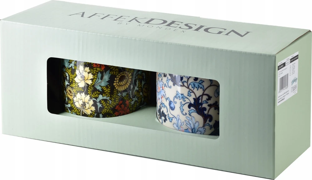 „Affek Design COLORATO“ puodelių rinkinys, 2 x 400 ml, 8 x 9 cm