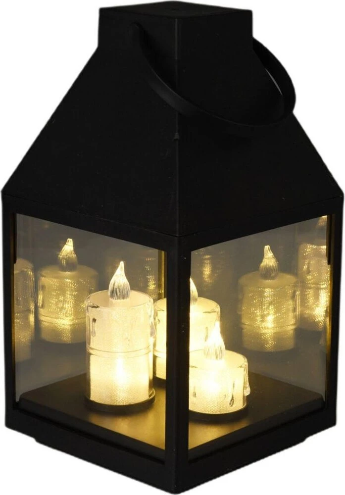 Ambiance Light Aplinkos šviestuvas ADVENTO ŽIBINTAS RORATY LED 25CM 3 ŽVAKĖS 7094559