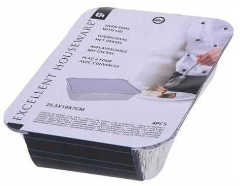Affek Design Mondex Rinkinys iš 4 kepimo formų su dangteliais 5x19x7cm