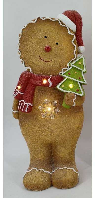Affek Design Mondex Since 1986 SANTA LILA Figura LED 19,5x13,5x43,5 cmCIASTEK