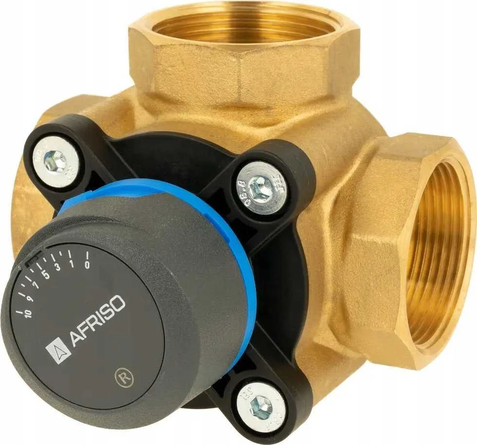 Afriso 3 krypčių maišymo vožtuvas sukamasis ARV 386 Vario ProClick, DN40, Rp1 1/2'', Kvs 14-36