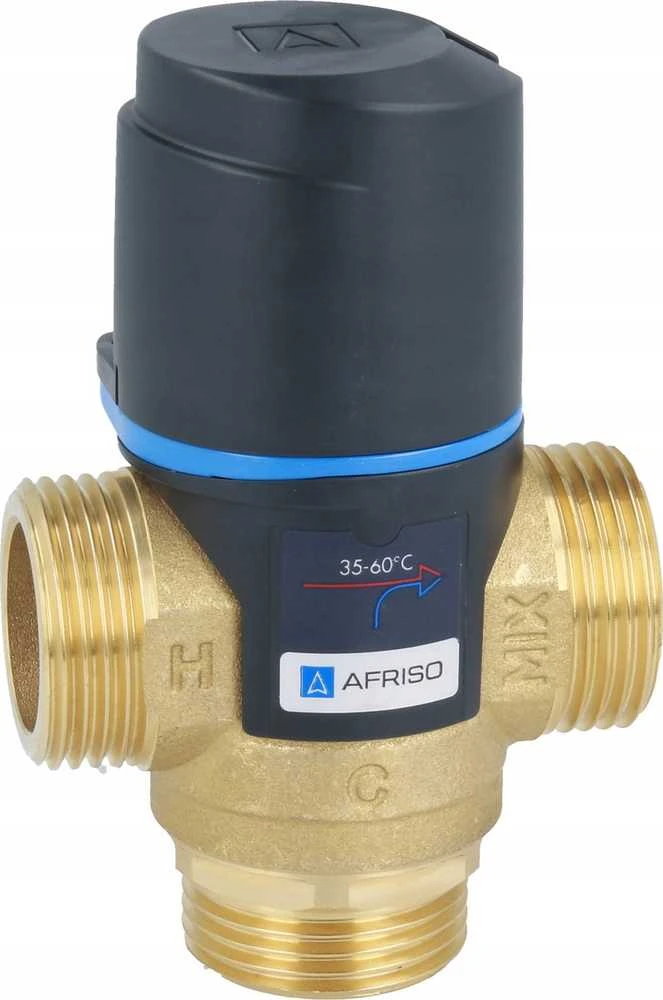 Afriso bankomatas 563+varžtas DN20 G1" 35-60C KVS2.5