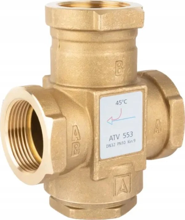 Afriso temperatūros vožtuvas ATV 553, DN32, Rp1 1/4'', kvs 9, 45°C