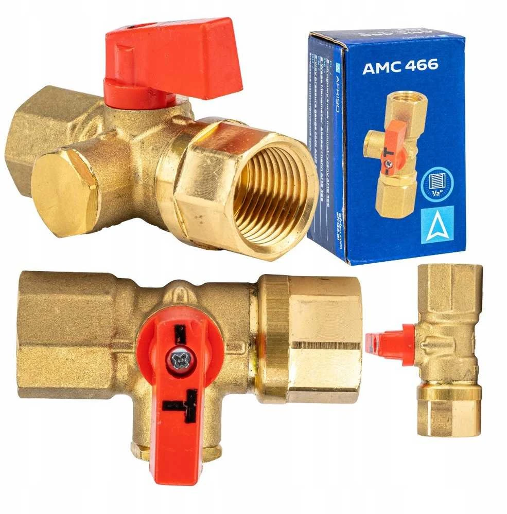 Afriso MANOM.AMC LAUKIA, GW 1/2"X NAKR.1/2"PN25