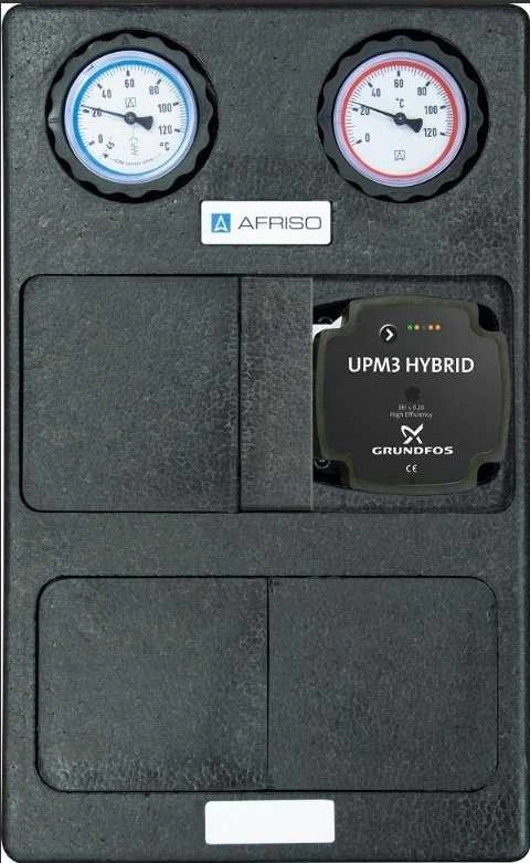 Afriso PrimoTherm K 180-1 DN25 GP siurblinė grupė, Grundfos UPM3 Hybrid siurblys
