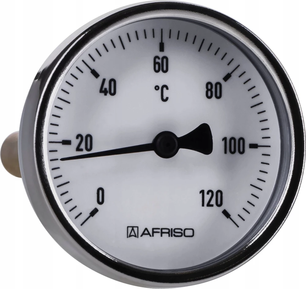 Afriso Bimetalinis termometras BiTh63 100mm 0-120°C GZ1/2 AXA