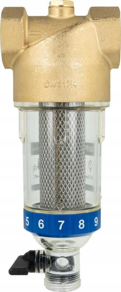 Afriso vandens filtras AWF 130, atbulinis plovimas, G1" sriegis 4213000