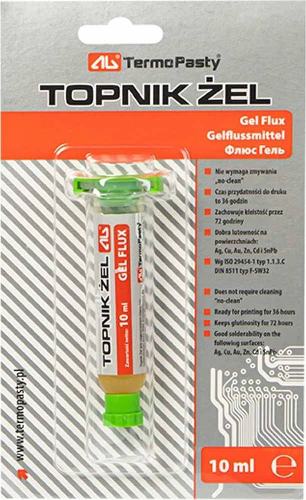 Ag Termopasty GEL FLUX Fliusas preciziniam litavimui 10ml