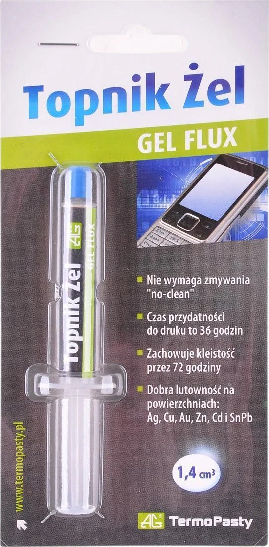 Ag Termopasty GEL FLUX Fliusas preciziniam litavimui 1.4ml