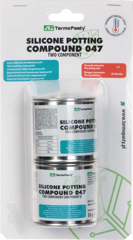Ag Termopasty TermoPasty Dvikomponentis silikoninis užpildas 047 100g