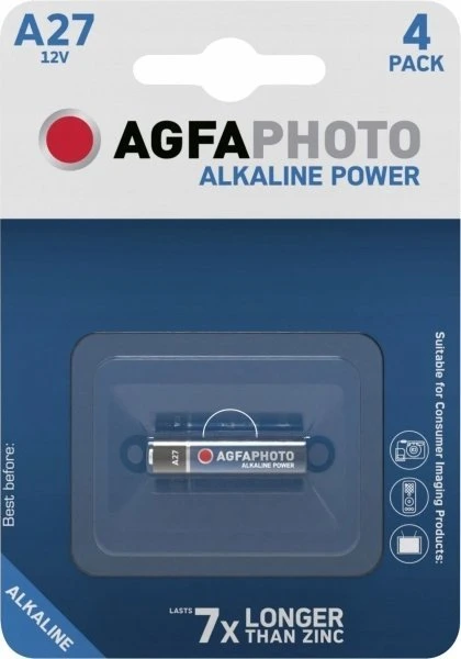 AgfaPhoto A27 12V šarminė baterija pakuotėje