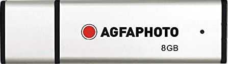 AgfaPhoto USB 2.0 sidabrinis 8GB
