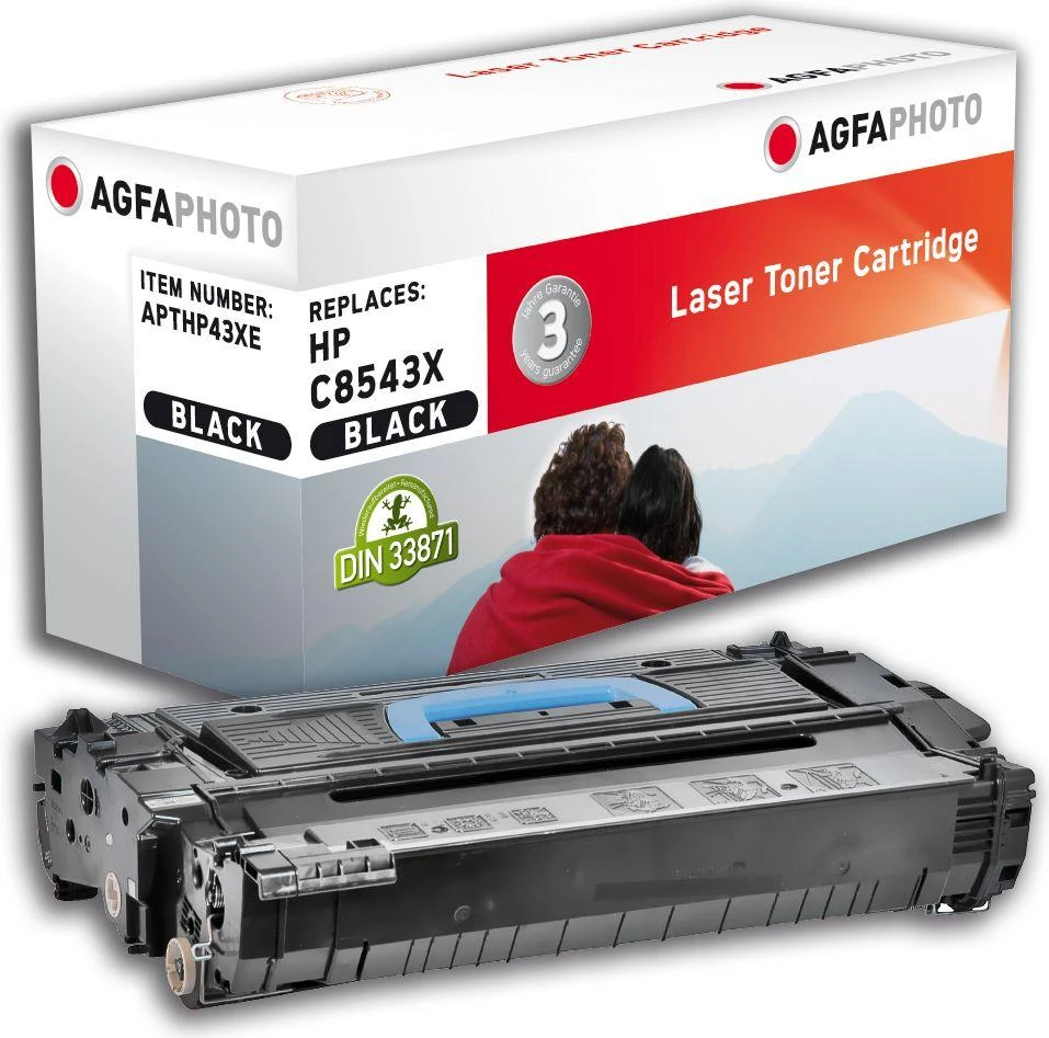 AgfaPhoto HP Laserjet 9000, C8543X, perdirbta kasetė