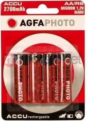 AgfaPhoto AA 2700mAh pakraunamos baterijos pakuotė