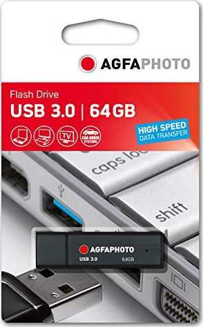 AgfaPhoto USB 3.0 64GB juodas